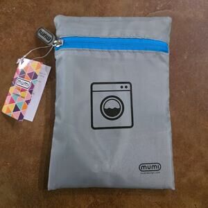 NEW MUMI Travel Laundry Bag – Moisture & Smell-Proof Wash Bag w/ Folding Hanger